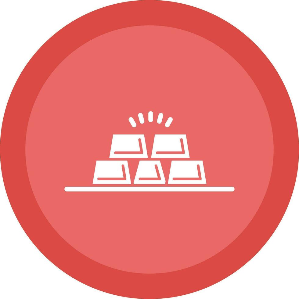Gold bar Vector Icon Design