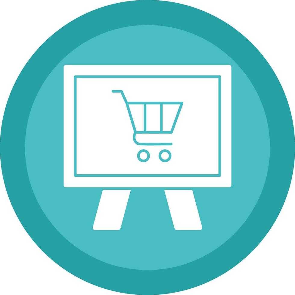 Online shopping Vector Icon Design