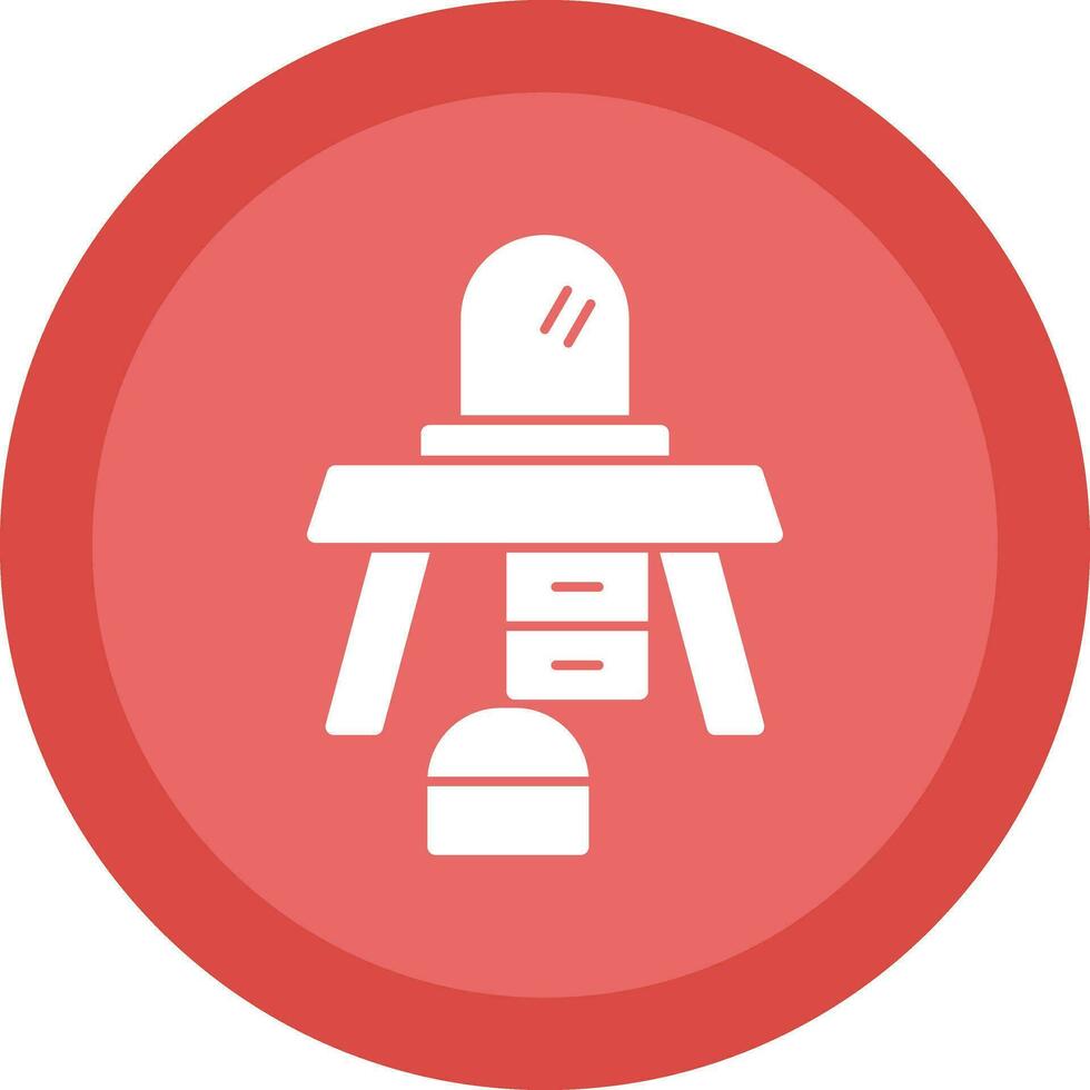 Dressing table Vector Icon Design