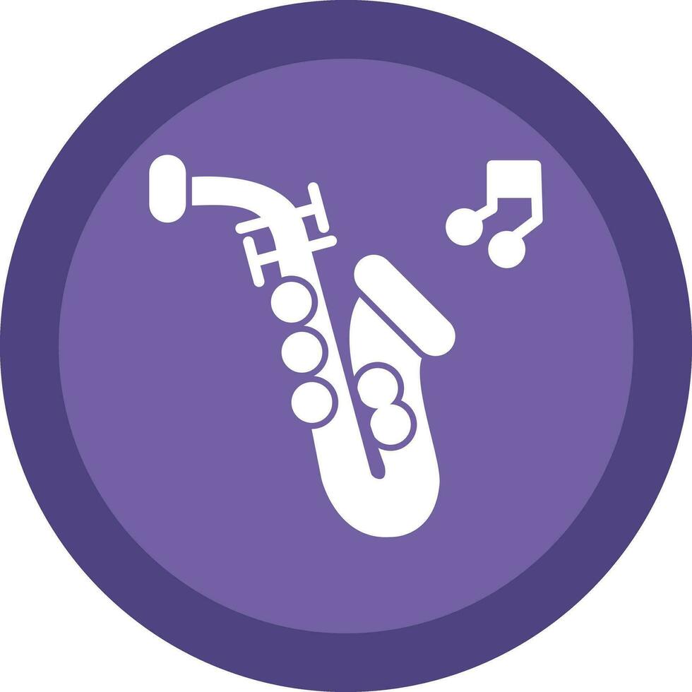 Saxophone Vector Icon Design