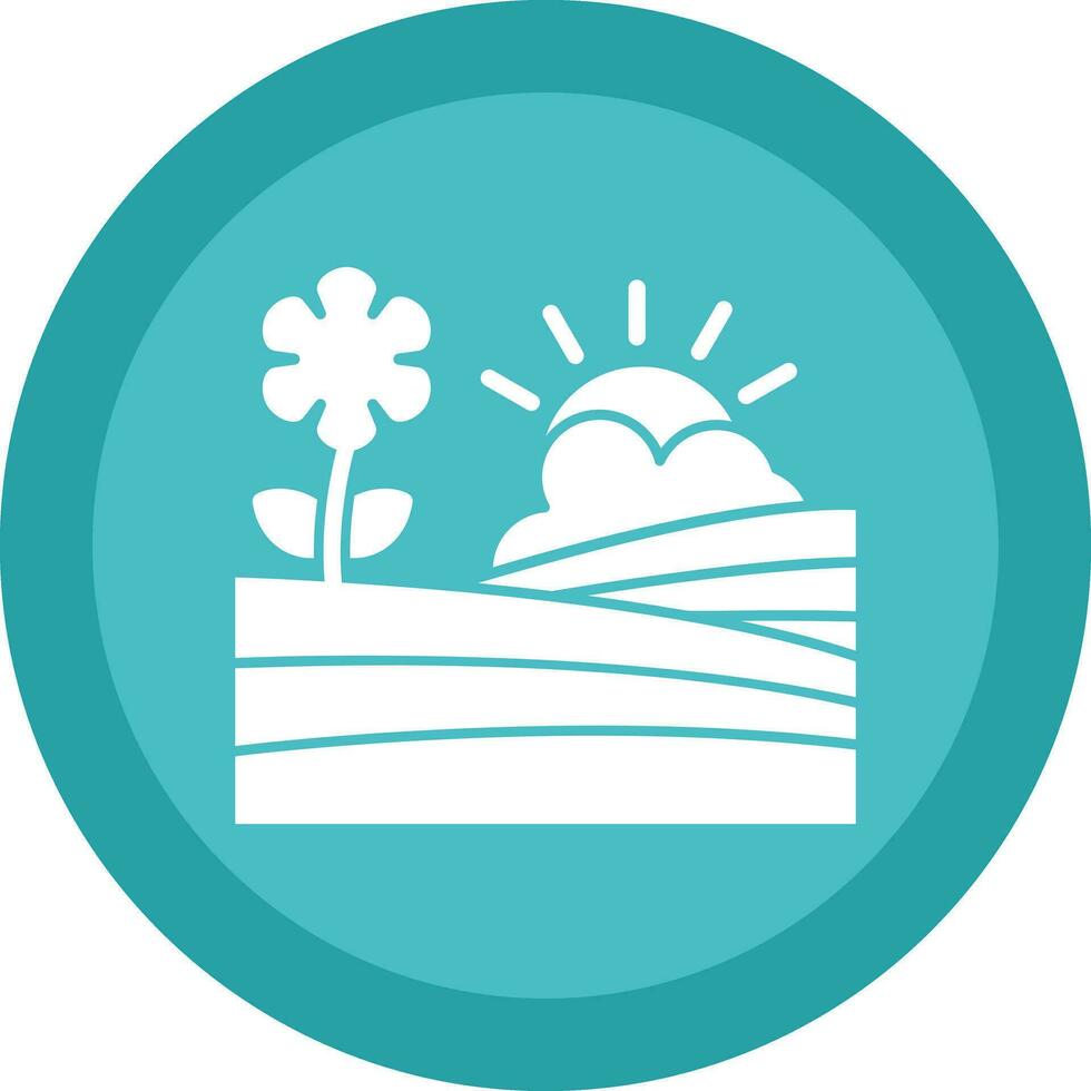 Mont des arts gardens Vector Icon Design