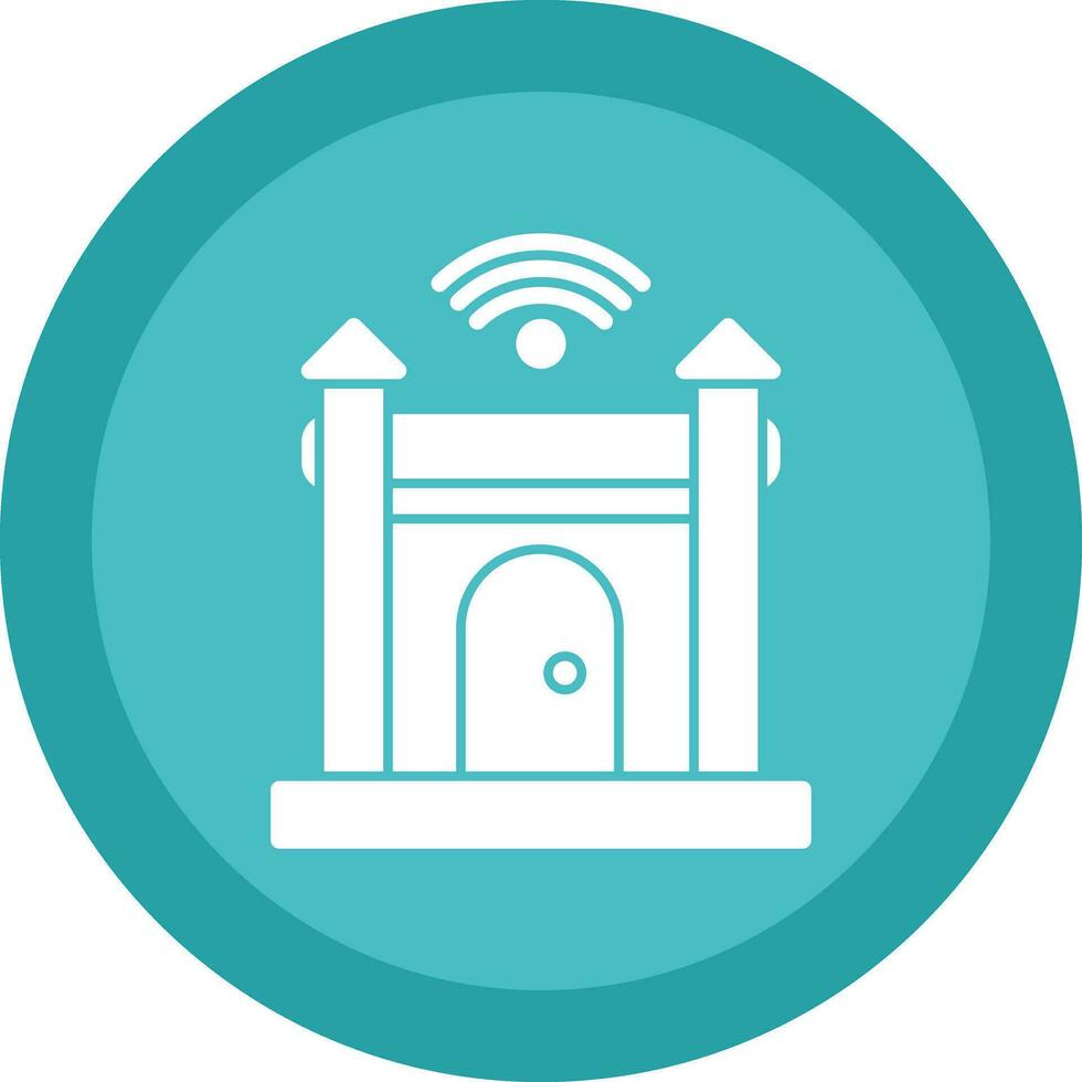 Halle gate Vector Icon Design