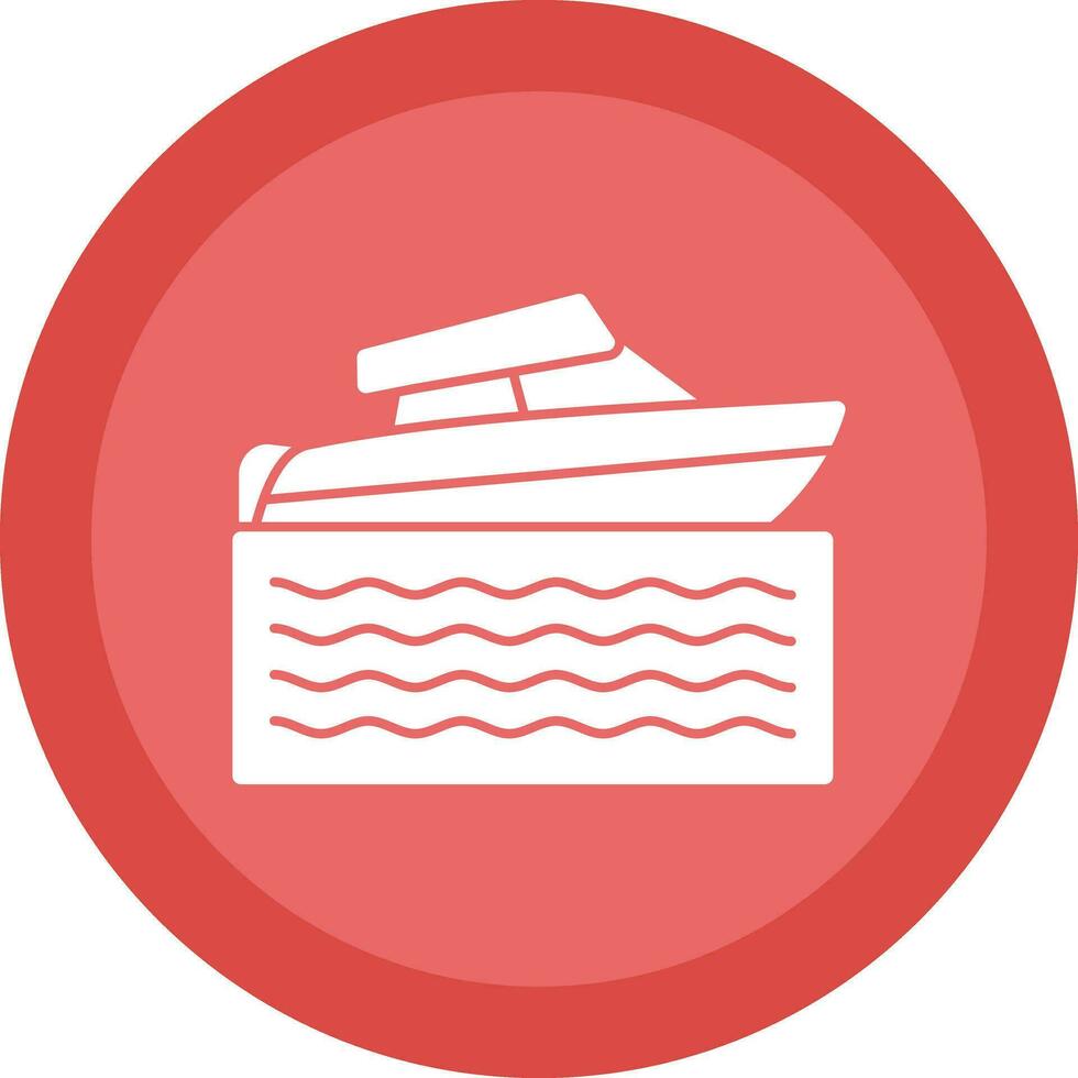 Speed boat Vector Icon Design