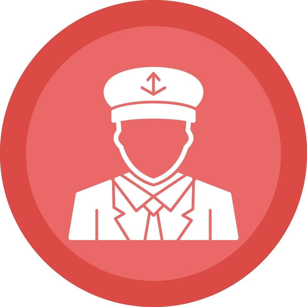 Captain Vector Icon Design