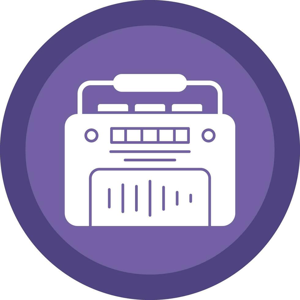 Radio Vector Icon Design