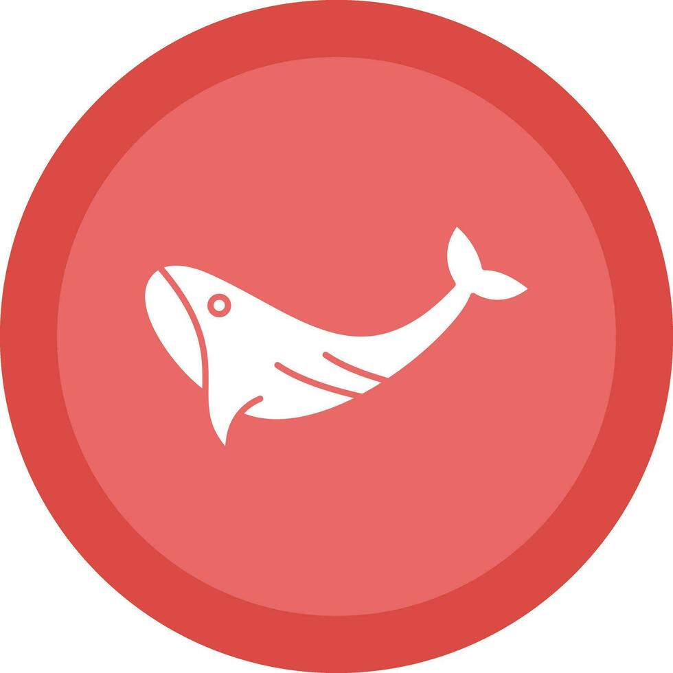 Whale Vector Icon Design