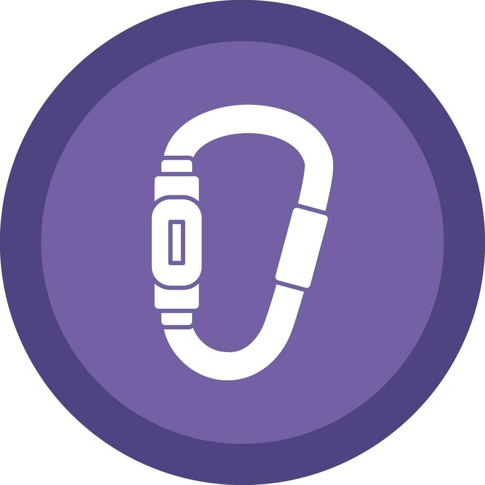 Carabiner Vector Icon Design