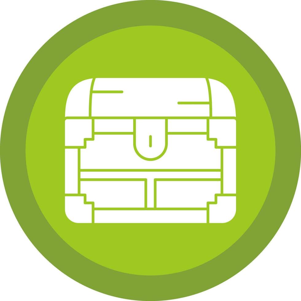 Treasure chest Vector Icon Design