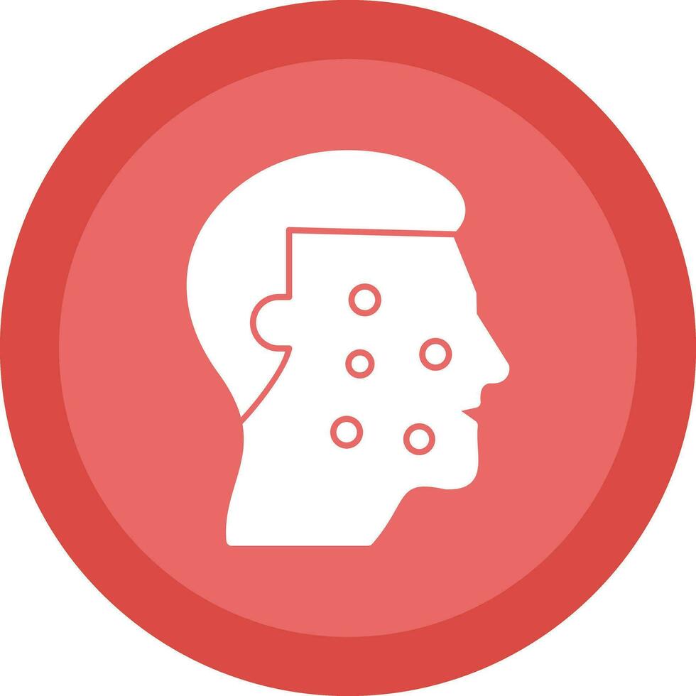 Redness Vector Icon Design