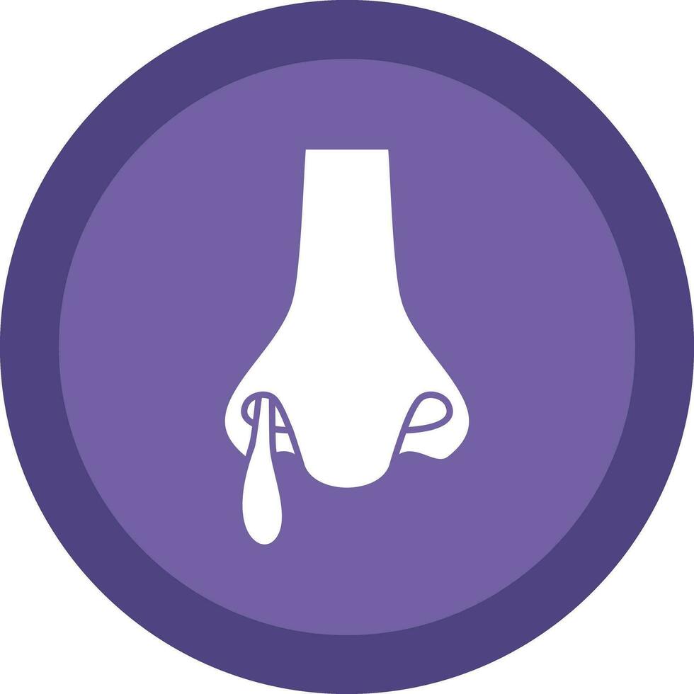 Runny nose Vector Icon Design