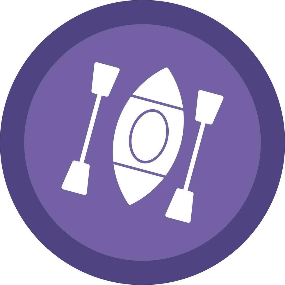 Kayak Vector Icon Design