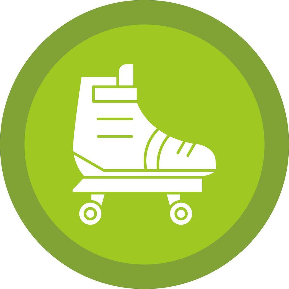 Roller skate Vector Icon Design