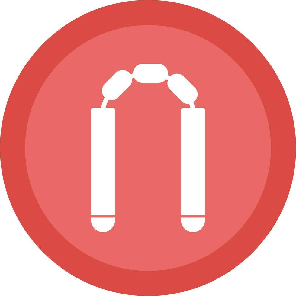 Nunchaku Vector Icon Design