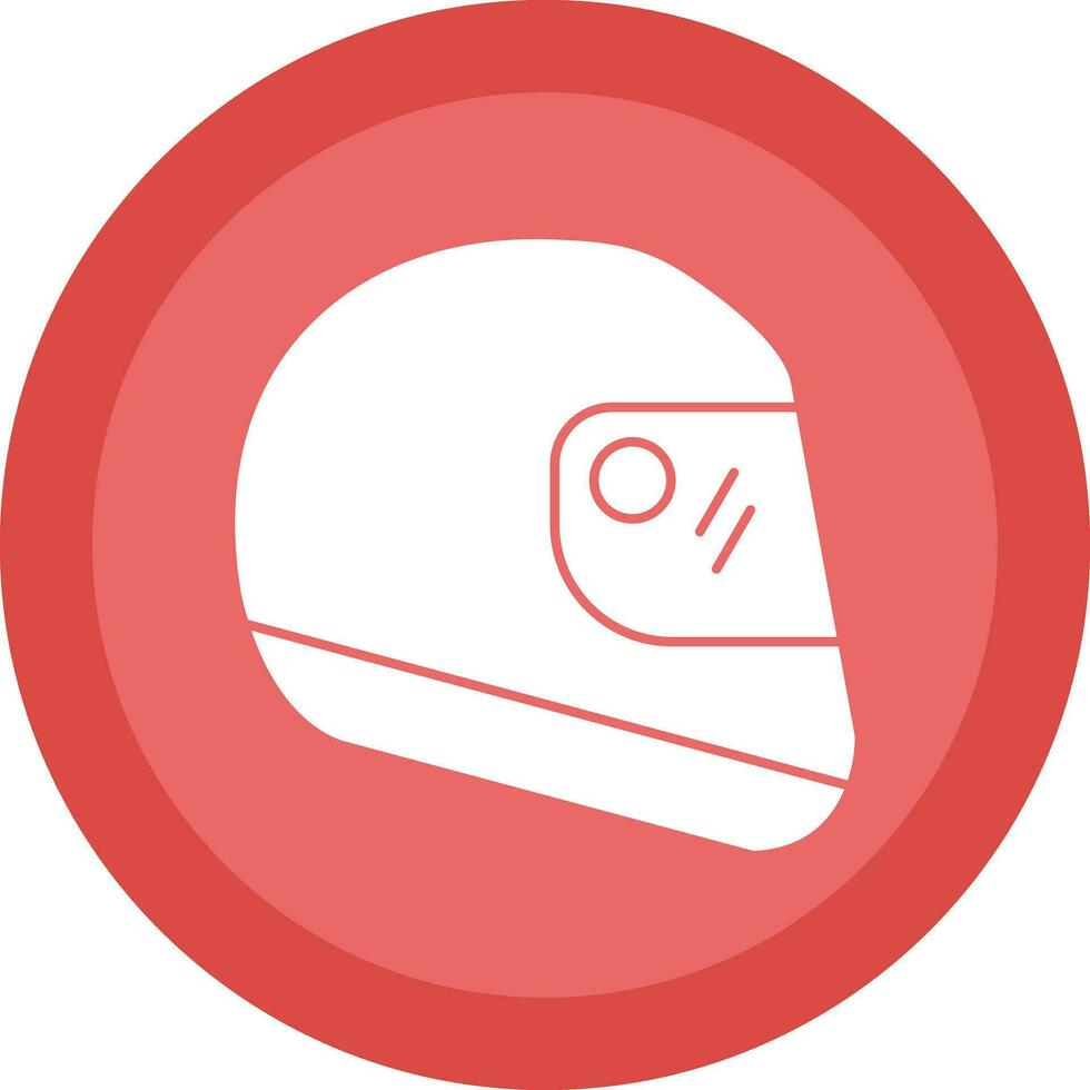 diseño de icono de vector de casco