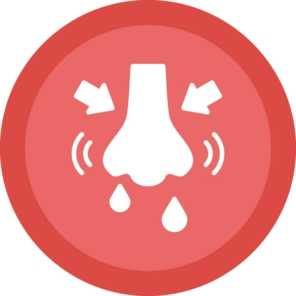 Rhinitis Vector Icon Design