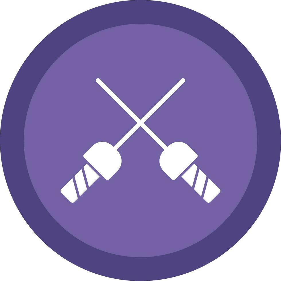 Fencing Vector Icon Design