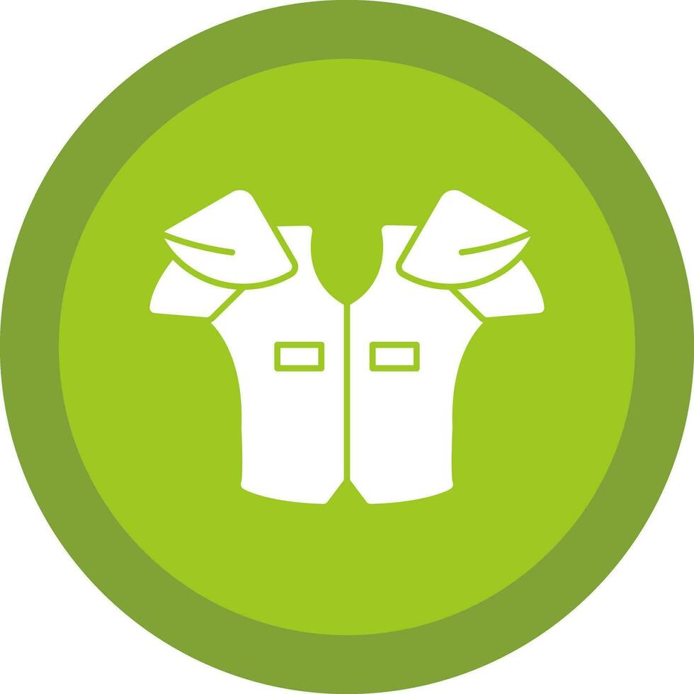 Shoulder pads Vector Icon Design