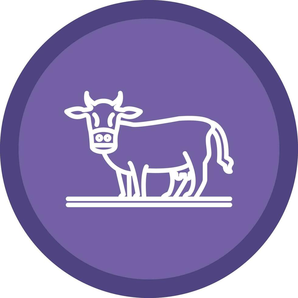 Cow Vector Icon Design