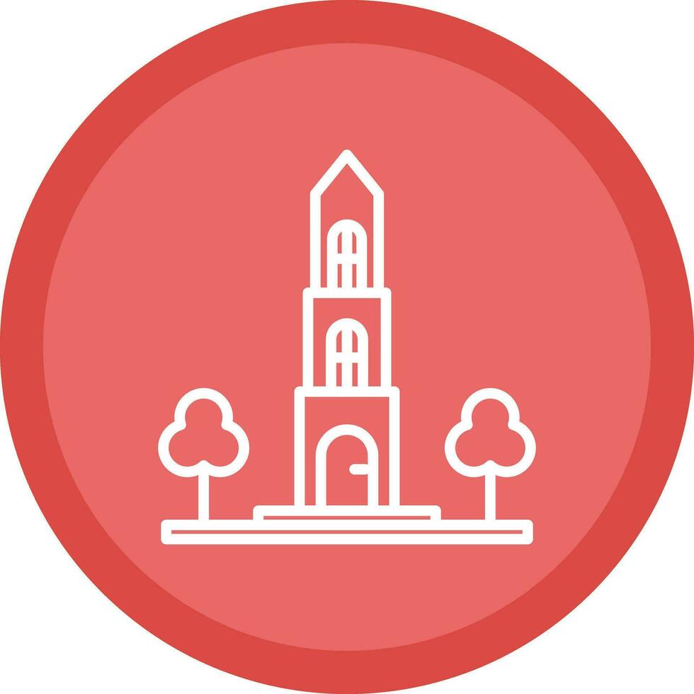 Dom tower Vector Icon Design