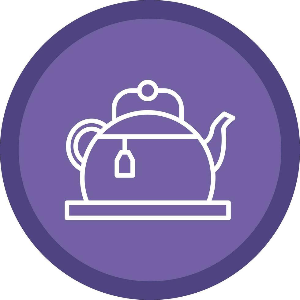 Teapot Vector Icon Design