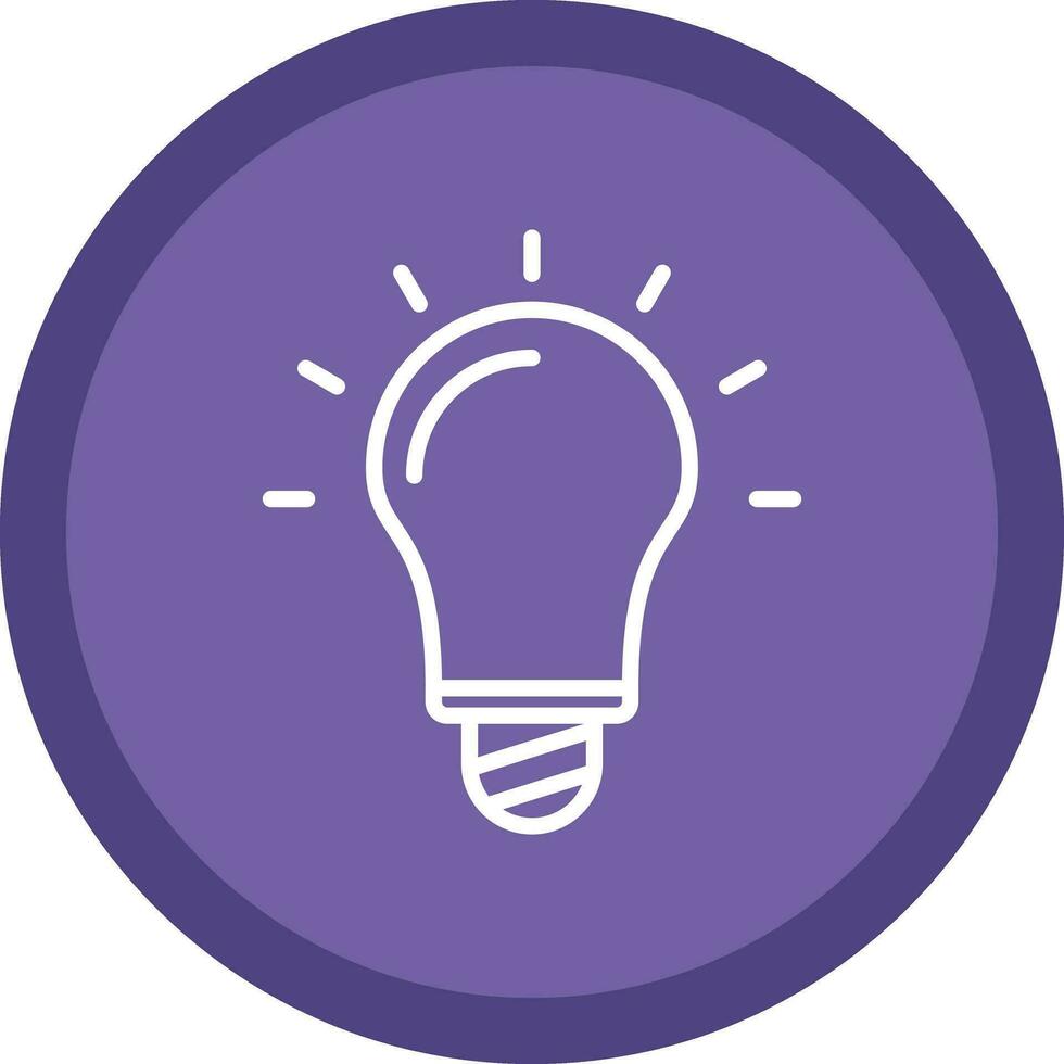 Light bulb Vector Icon Design