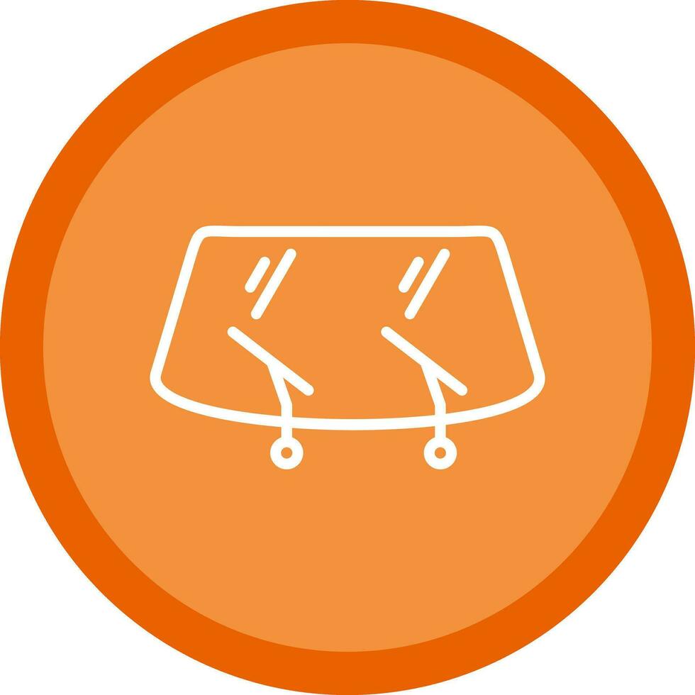 Windshield Vector Icon Design