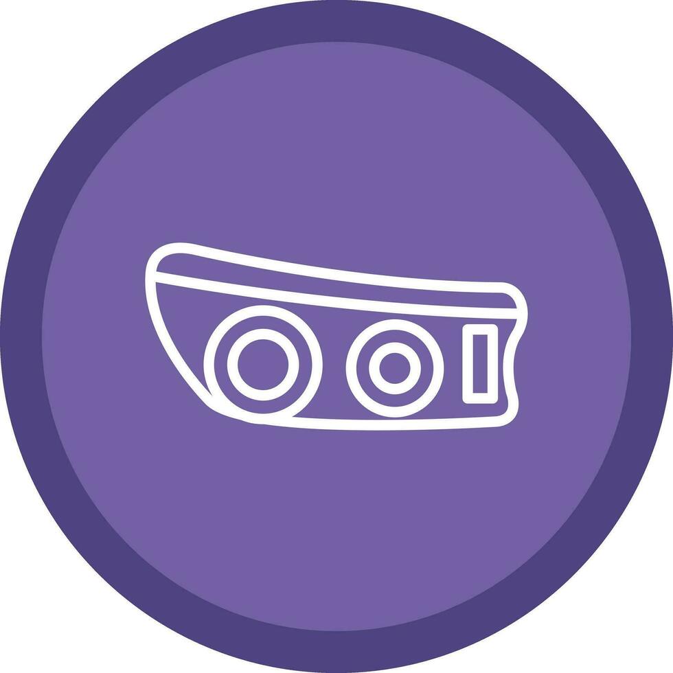 Head light Vector Icon Design