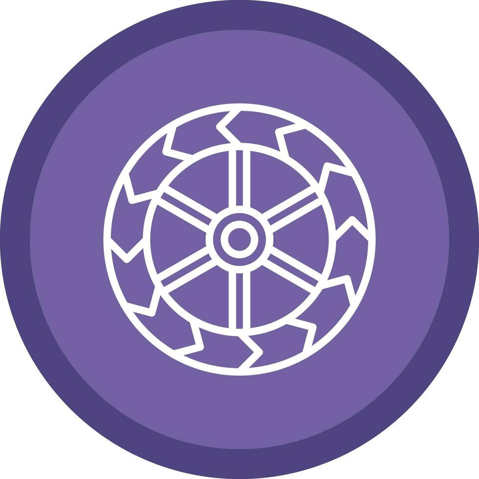 Wheels Vector Icon Design