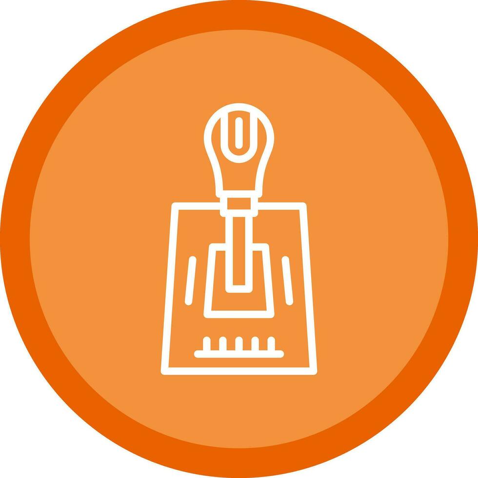 Gearshift Vector Icon Design