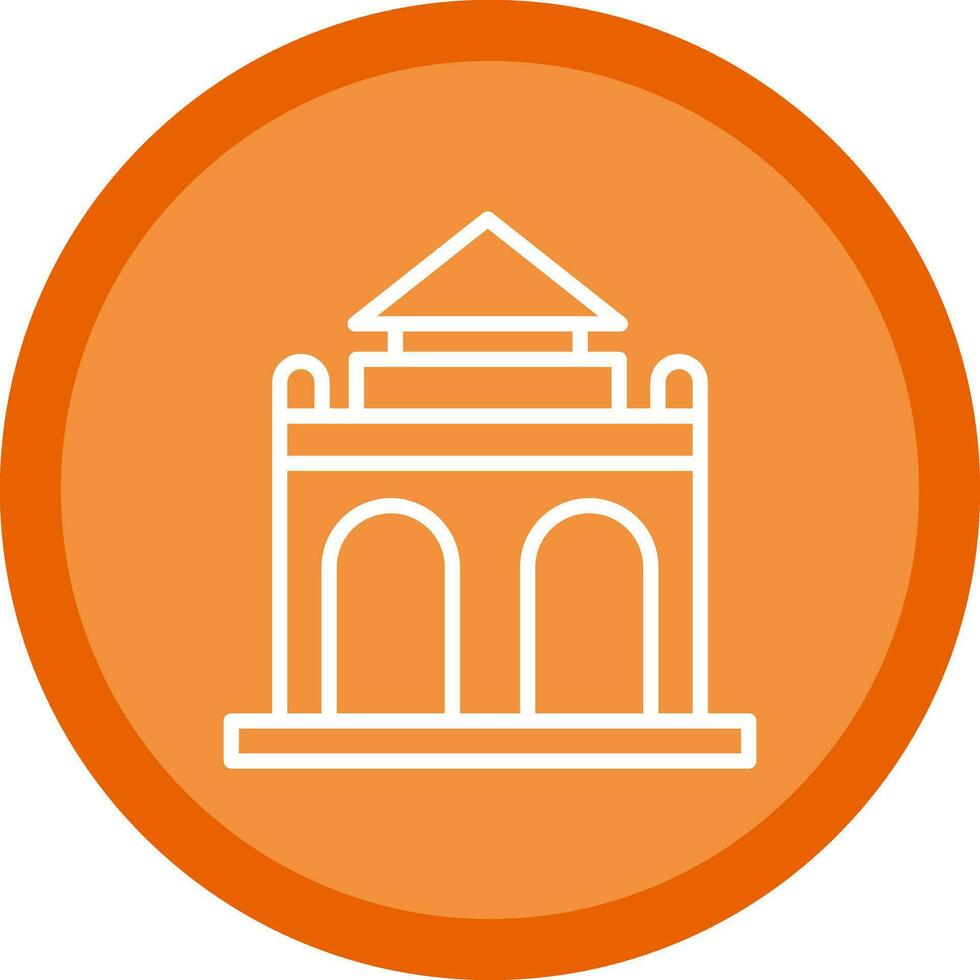 Parc du cinquantenaire Vector Icon Design
