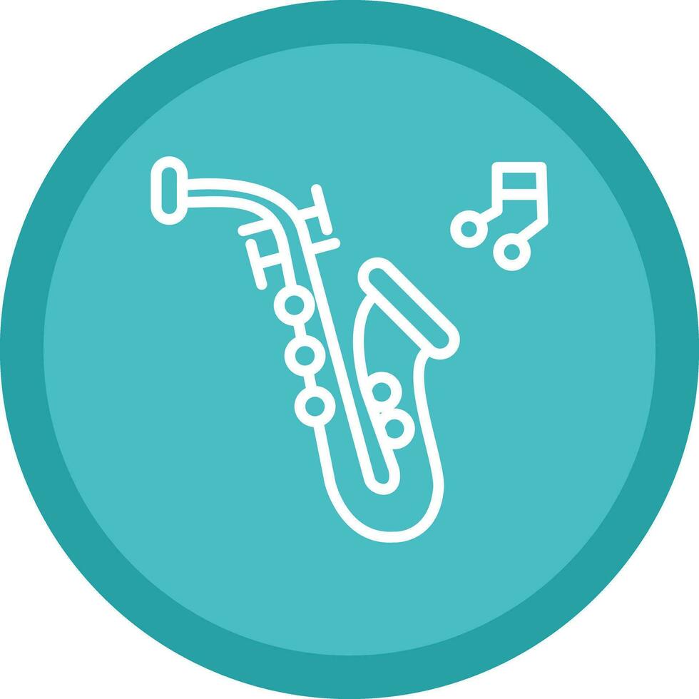 Saxophone Vector Icon Design