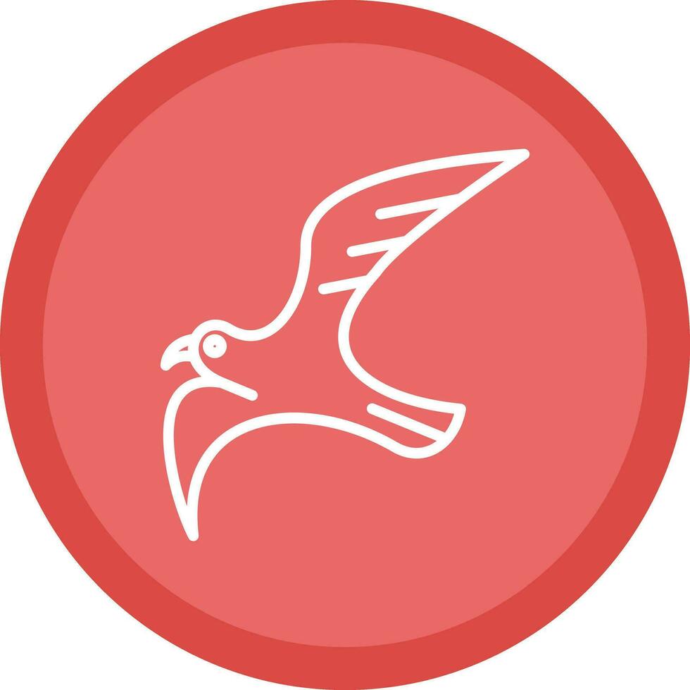 Seagull Vector Icon Design