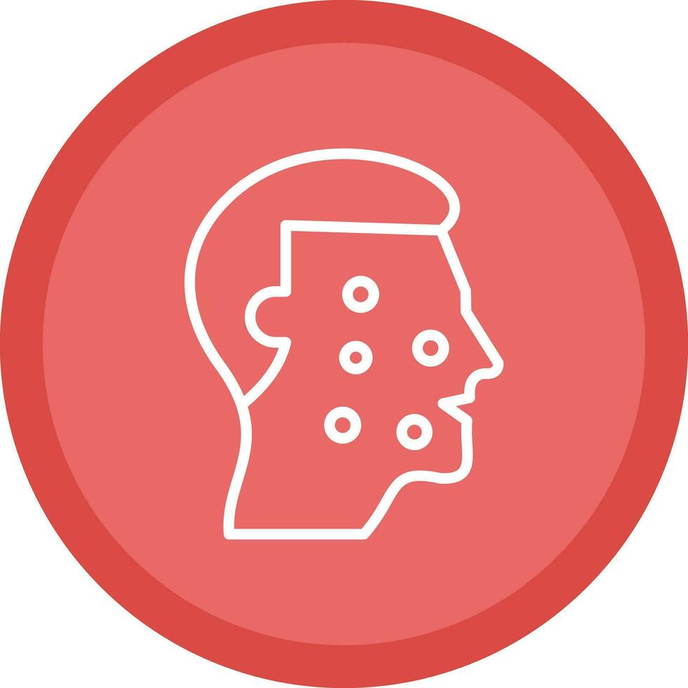 Redness Vector Icon Design