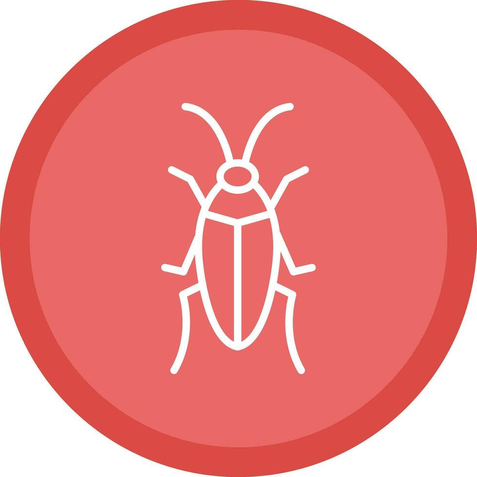 Cockroach Vector Icon Design