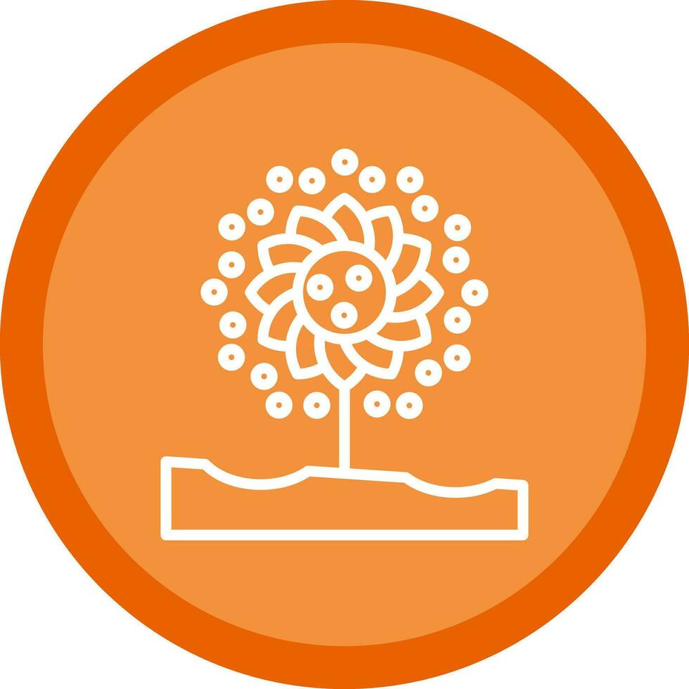 Pollen Vector Icon Design