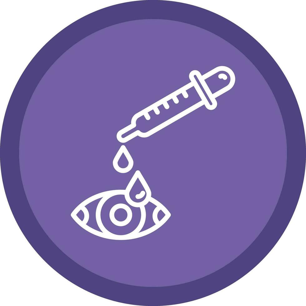 Eye drop Vector Icon Design