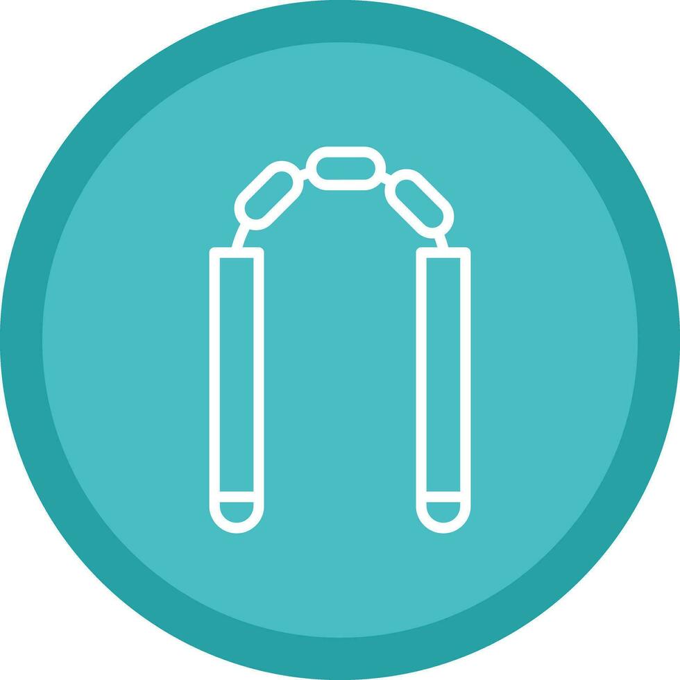 Nunchaku Vector Icon Design