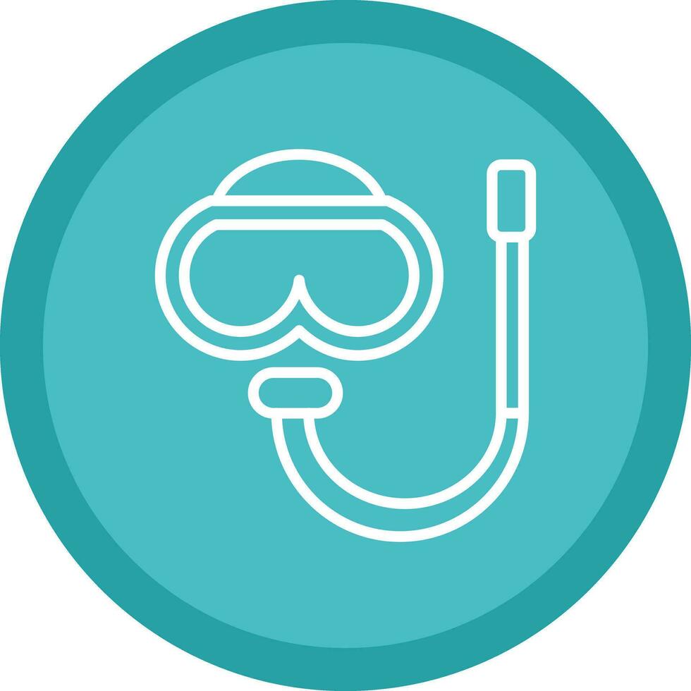 Snorkling Vector Icon Design