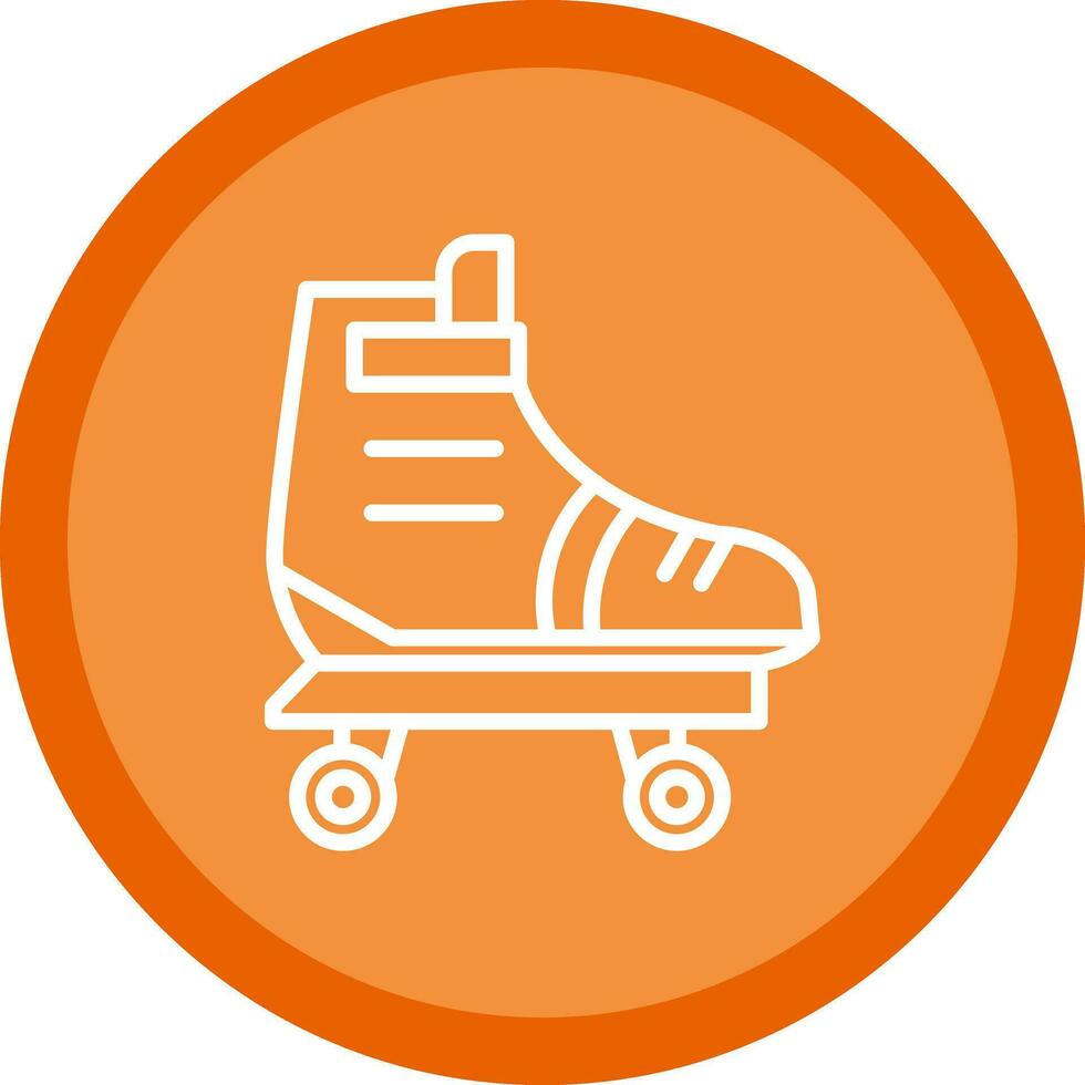 Roller skate Vector Icon Design