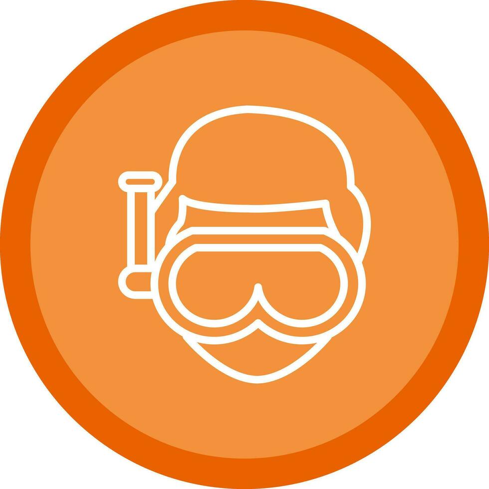 Diving Vector Icon Design