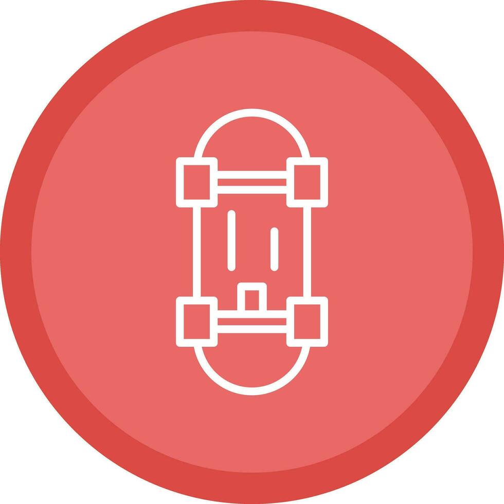 Skateboard Vector Icon Design