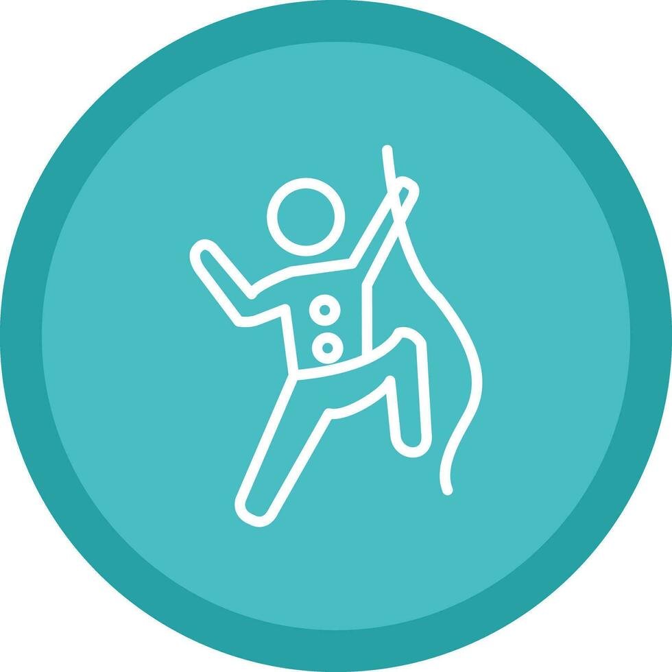 Climbing Vector Icon Design