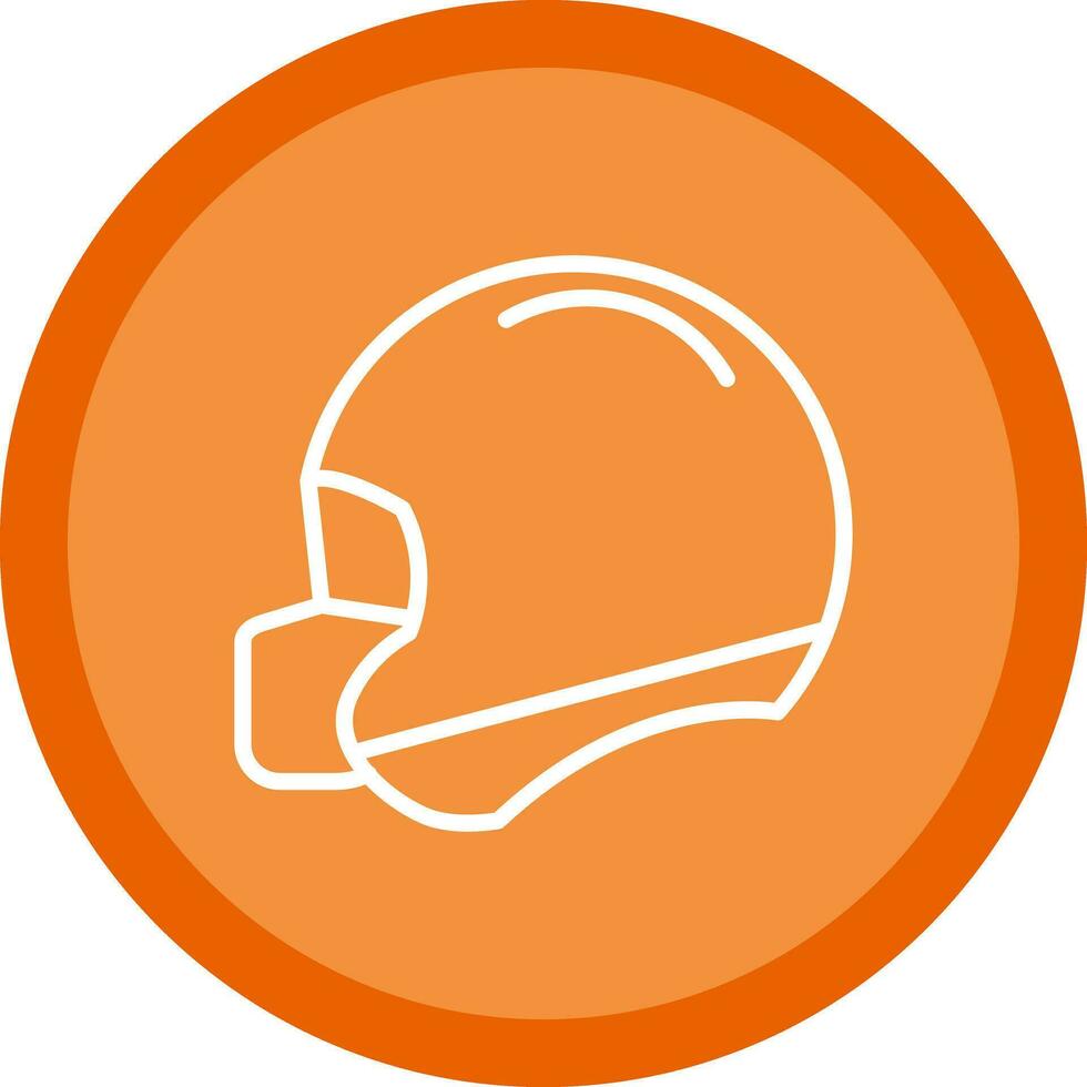 fútbol americano casco vector icono diseño
