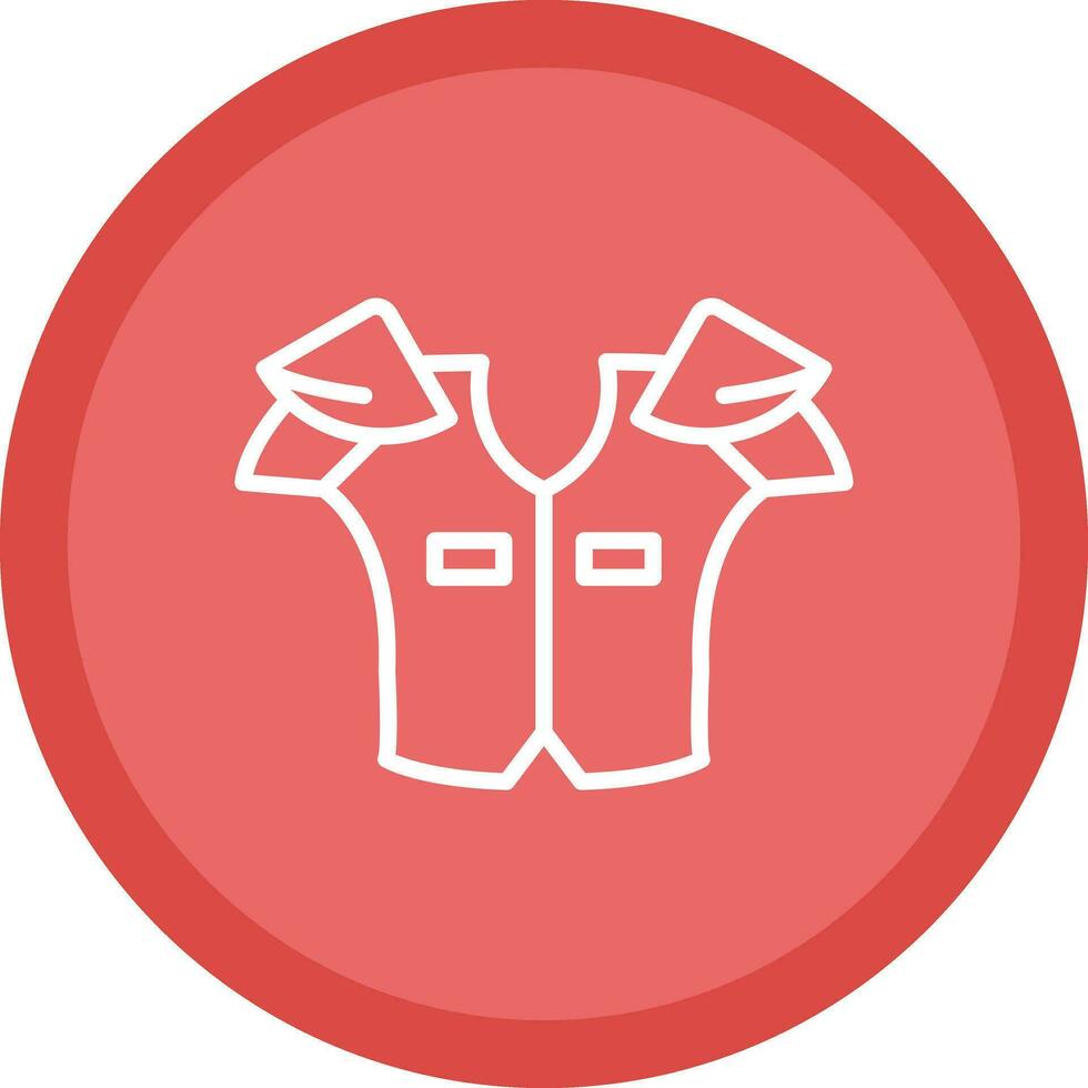 Shoulder pads Vector Icon Design