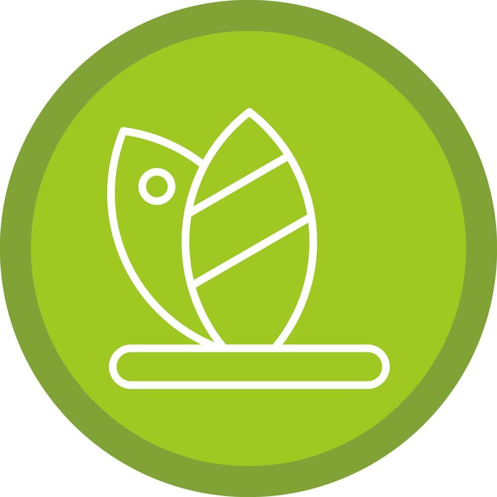 Surfboard Vector Icon Design