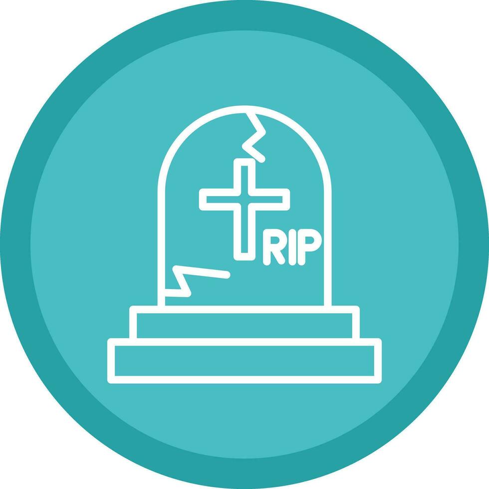 Cemetery Vector Icon Design