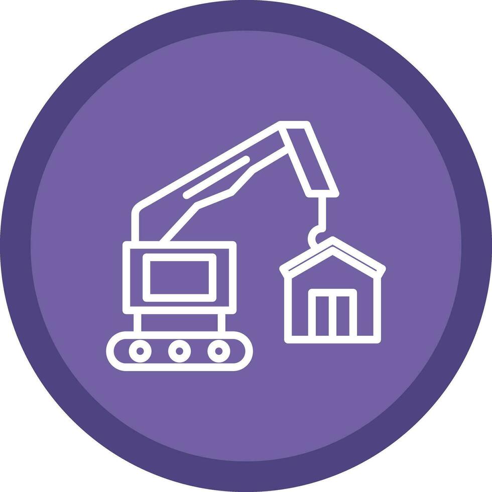 Construction site Vector Icon Design