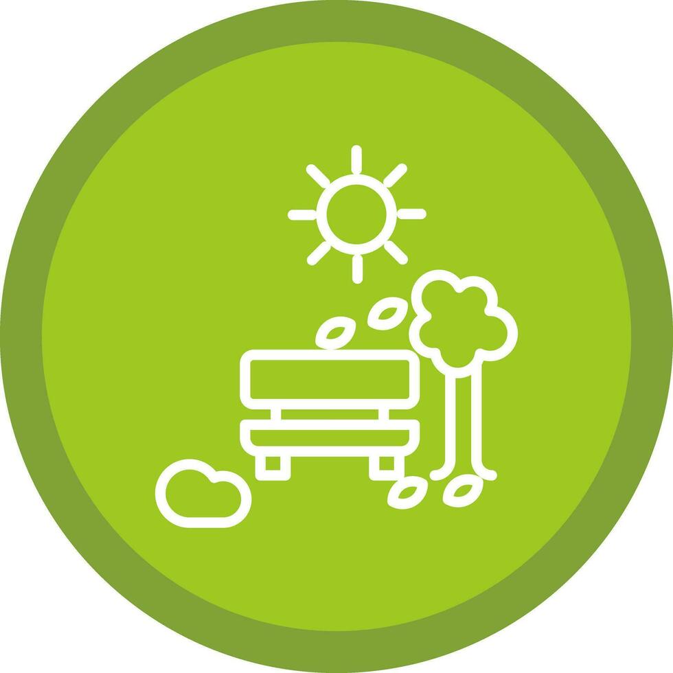 Bench Vector Icon Design