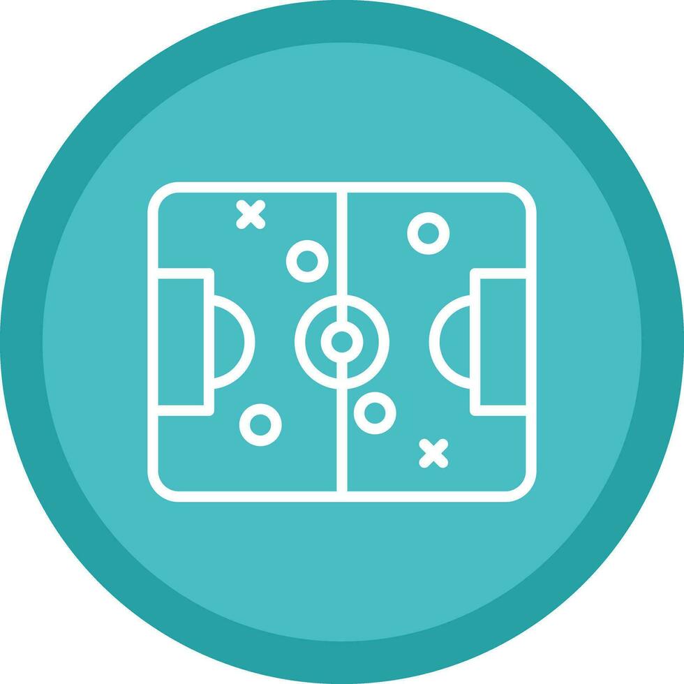 Football field Vector Icon Design