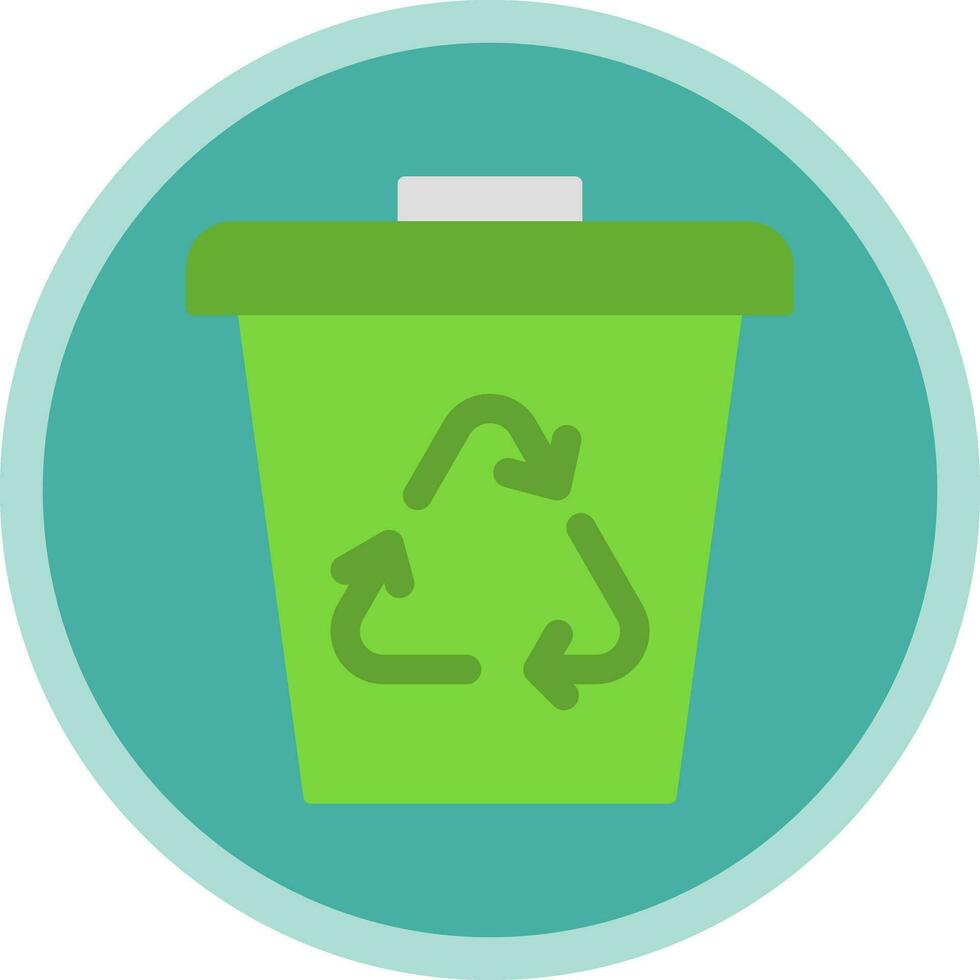 Waste bin Vector Icon Design